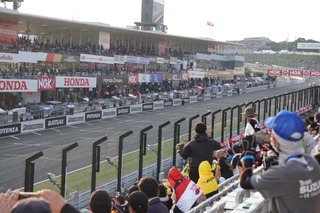 2025年鈴鹿8耐でのV1席からの眺望