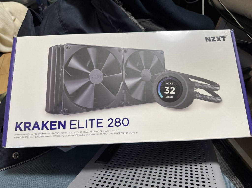 パーツ選定④：NZXT Kraken Elite 280 RL-KN28E-B1<