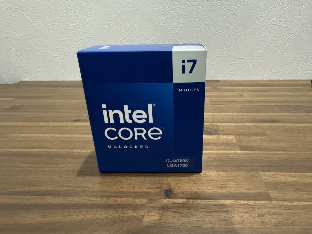 パーツ選定①：Intel Core i7 14700K