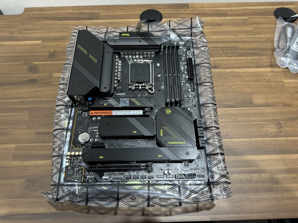 パーツ選定②：MSI MAG Z790 TOMAHAWK MAX WIFI