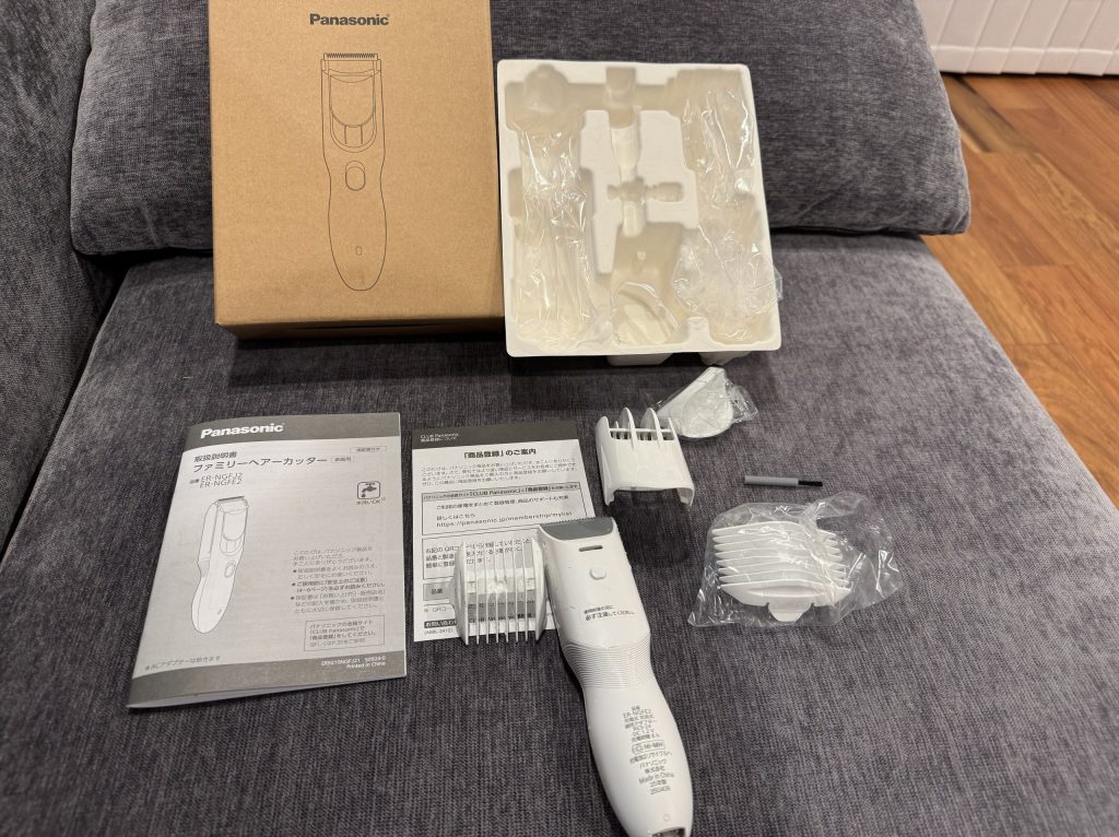 プライムデー購入品⑥パナソニック バリカン ER-NGFE2-Wの写真