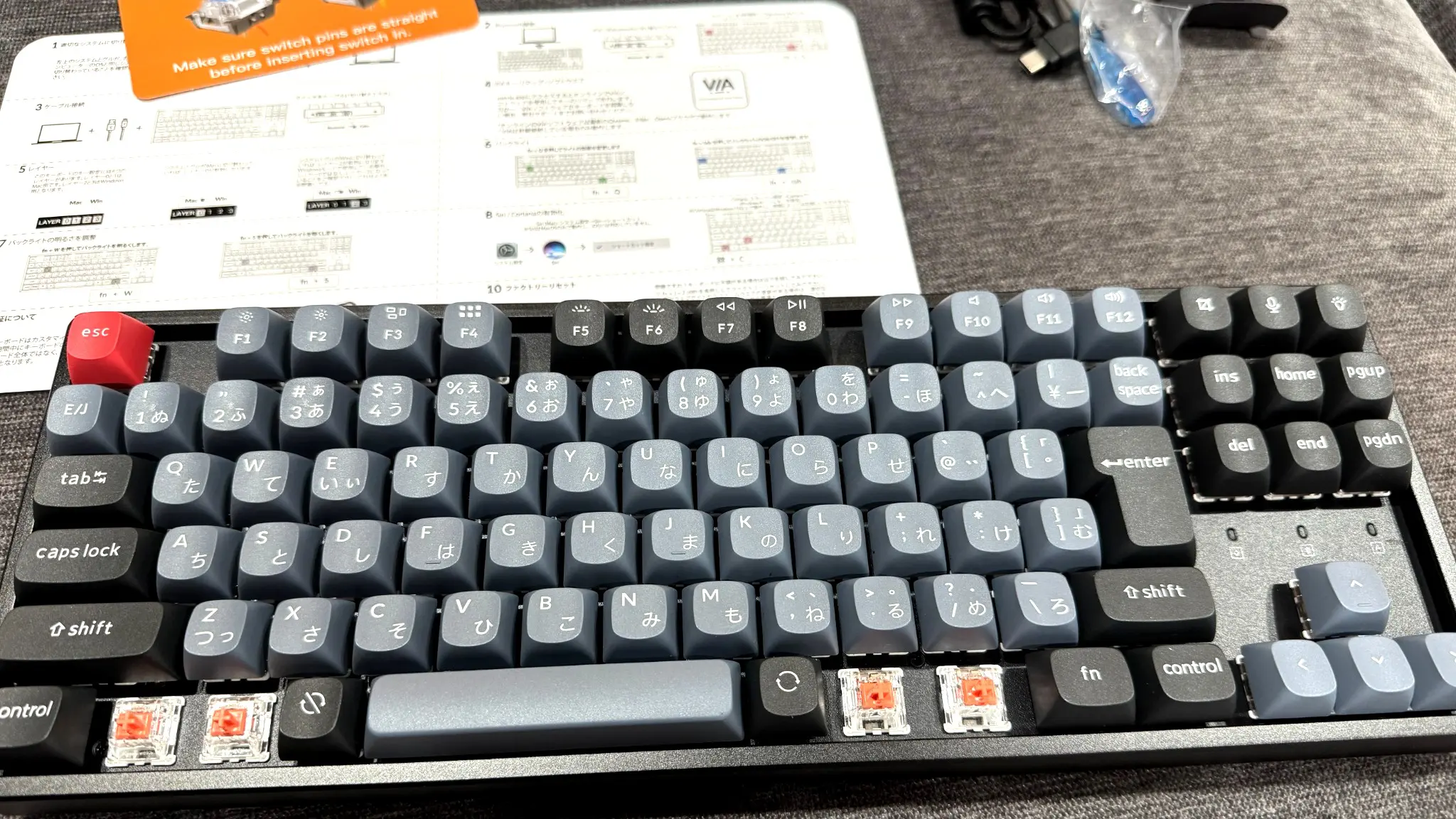 Keychron K8 Pro JIS配列 ファーストレビュー｜静音赤軸の打鍵感と使い