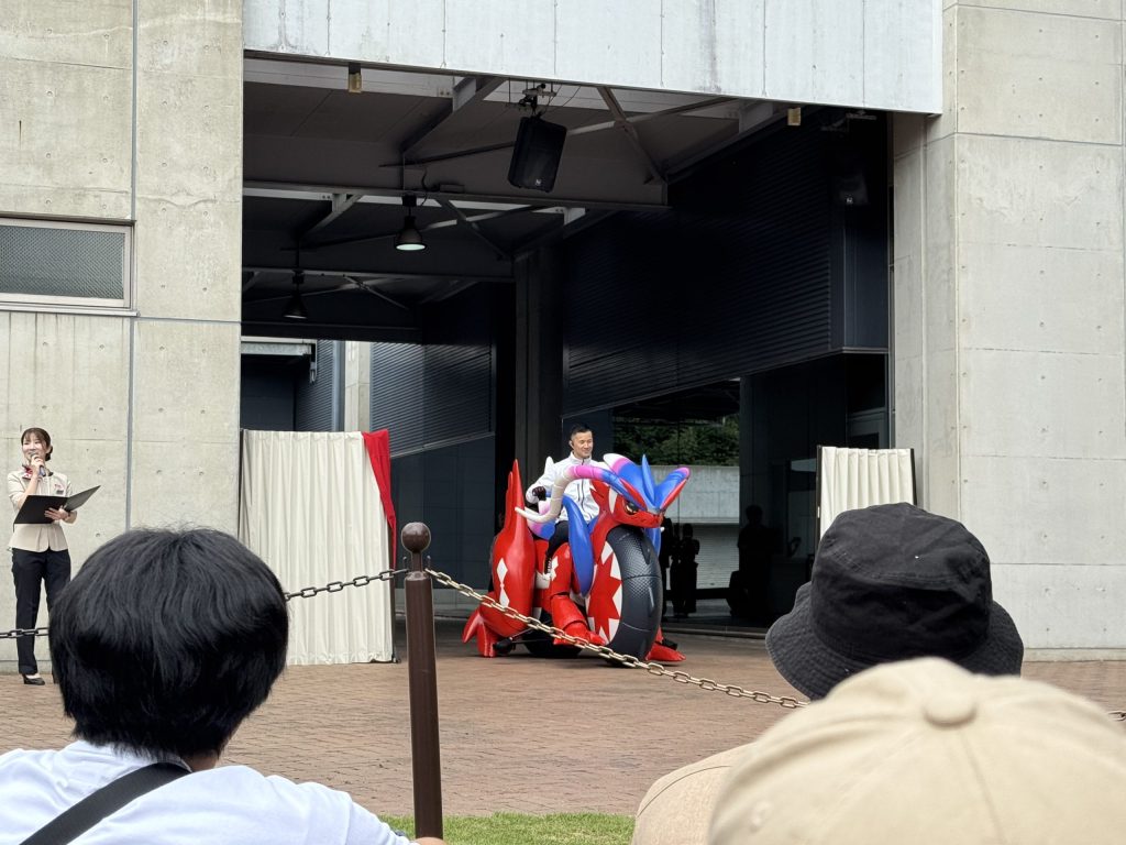 ホンダコライドン有人走行デモンストレーションでの登場シーン