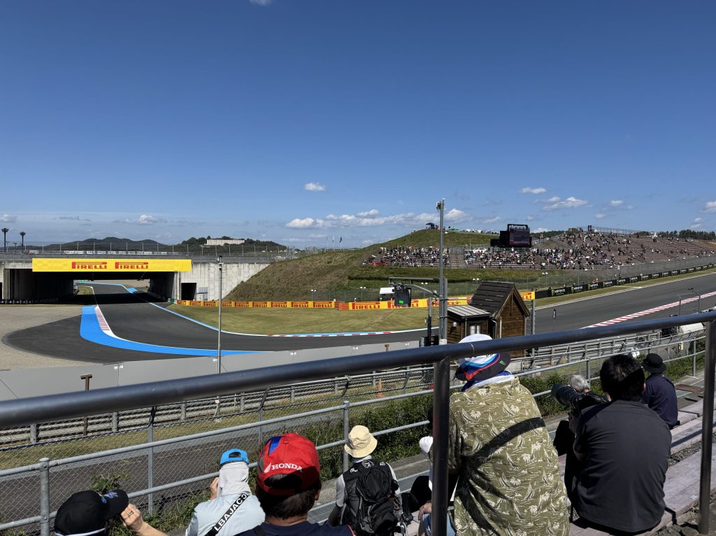 モビリティリゾートもてぎZ席からの眺望