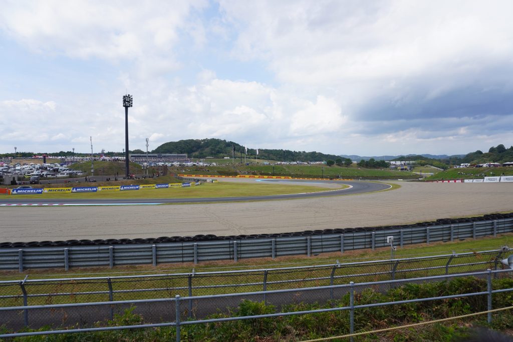 モビリティリゾートもてぎVC-1席からの眺望