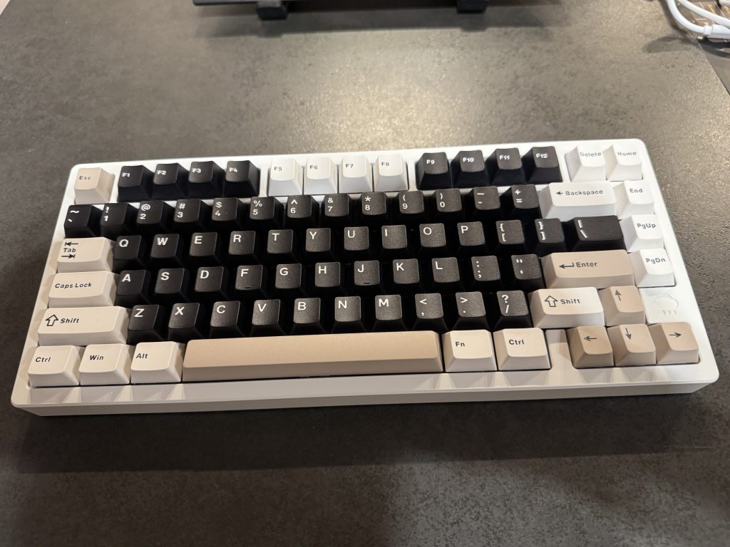 WOBKEY Rainy 75キーボード color系ホワイト