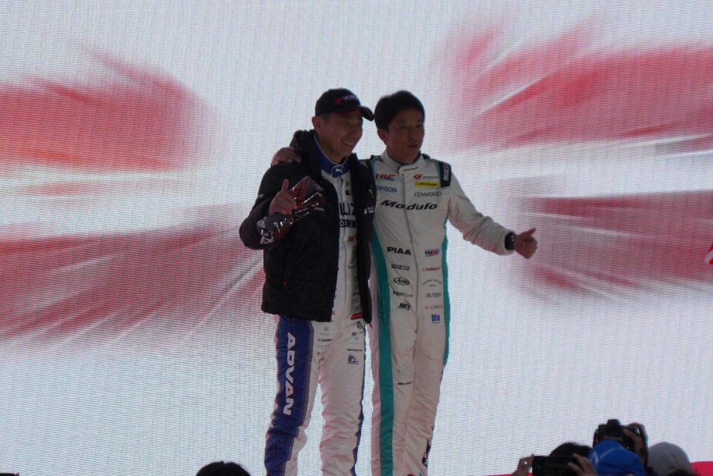 今季限りでGT500を降りる松田次生選手と伊沢卓也選手