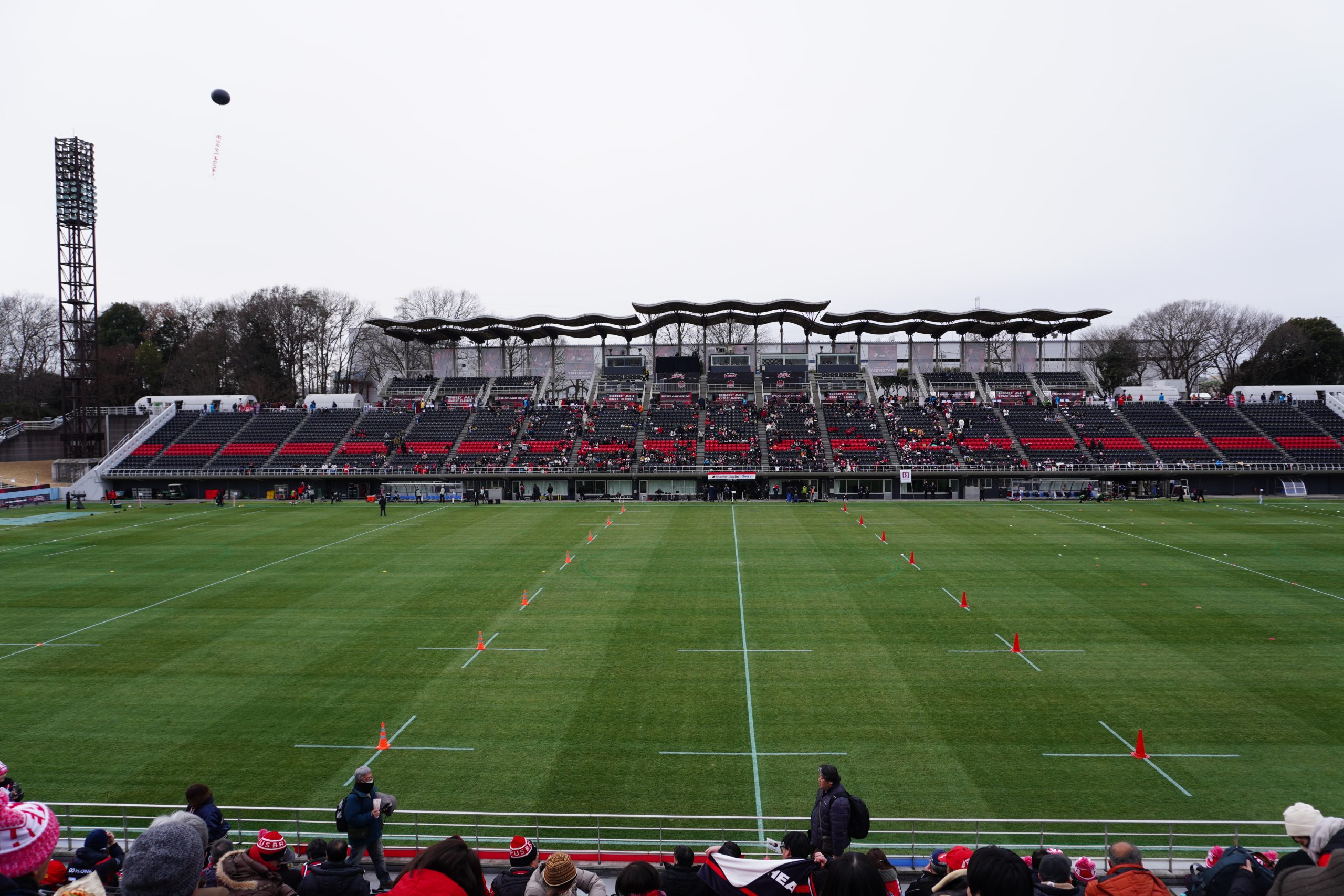 三重ホンダヒートvs東芝ブレイブルーパス東京の試合前