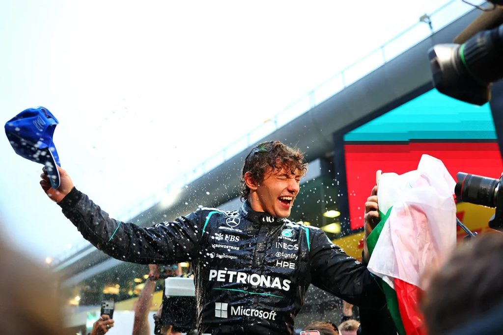 2026年F1第2戦中国GP　アンドレア・キミ・アントネッリ（メルセデス）