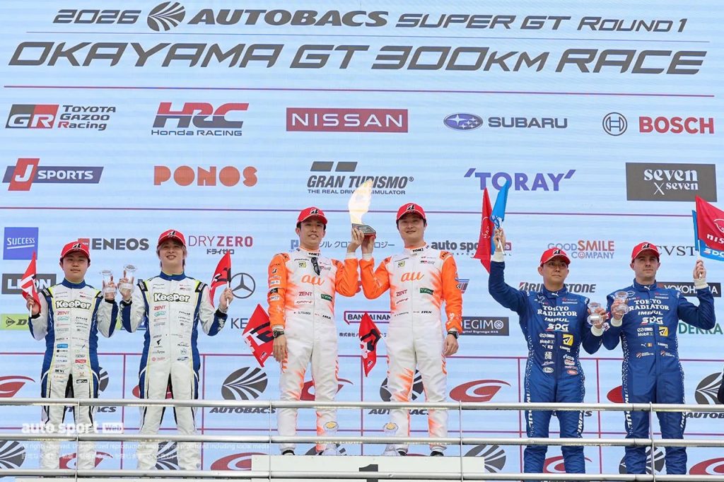 GT500表彰式　2026スーパーGT第1戦岡山